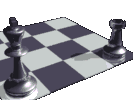 King and Rook Chess Pieces
